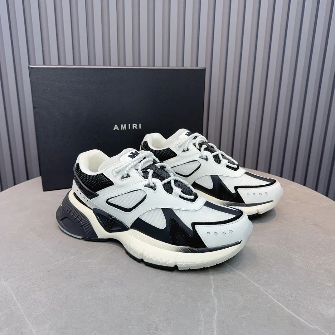 Men's shoes💰740💰 AMIRI AMIRI trendy brand hot sale🔥 Available all year round✅Couples💑 Official website synchronized Imported fabrics 1⃣️ratio 1⃣️Re-engraved, original factory special original sole, 35-45 (38.45. Non-refundable)